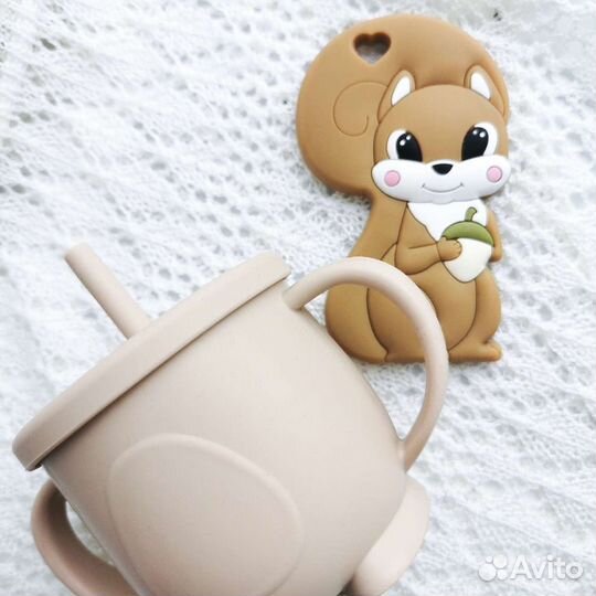 Поильник с трубочкой