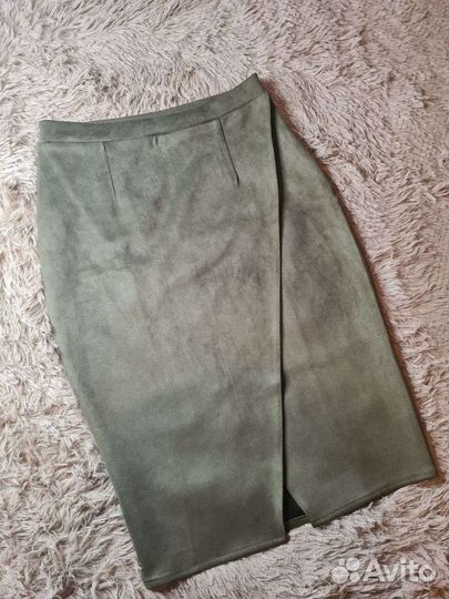 Юбка 42 44 46 размер хаки бежевая кофе
