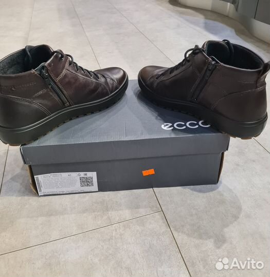 Мужские зимние кеды ecco оригинал