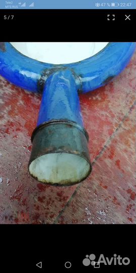 Утка. Судно. Царизм. Эмаль. Клеймо