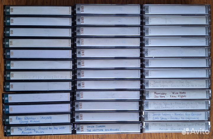 Аудиокассеты хром Sony UX-S 90 разные