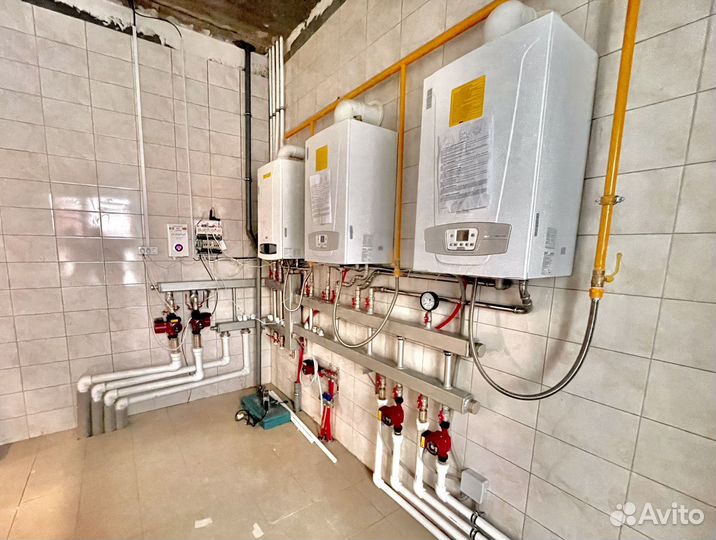 Монтаж отопления, радиаторов и теплого пола в доме