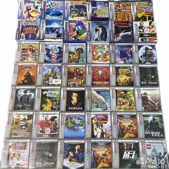 Игры Картриджи на Gameboy Advance