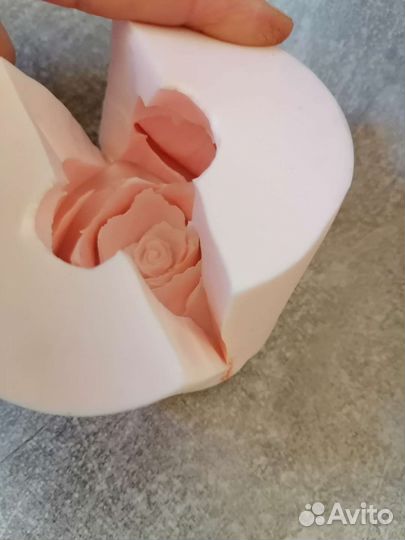 Форма для мыла Роза (силикон)