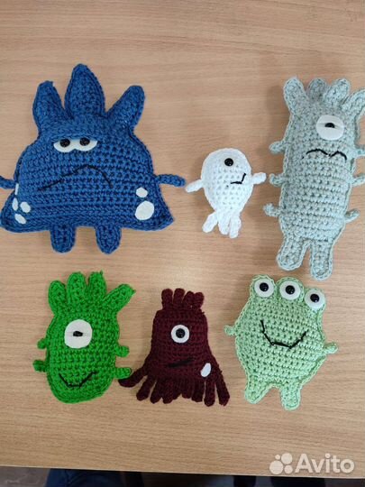 Мягкие игрушки вязанные