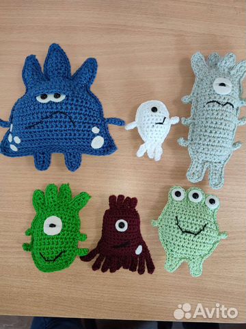 Мягкие игрушки вязанные