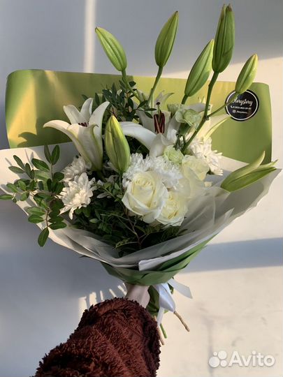 Букет из лилии