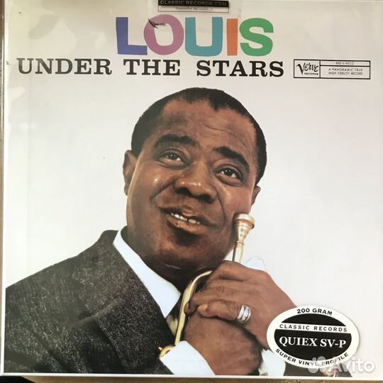 LP Louis Armstrong”Under the stars”NEW,USA