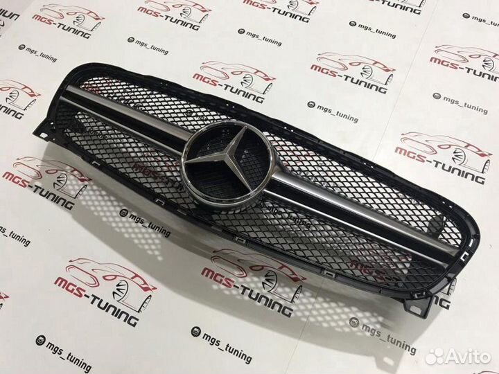 Решетка GLA в стиле AMG 45 Chrome + амг 17-н.в