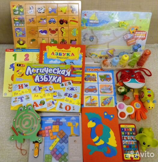 Бронь. Пакет классных развивающих игр