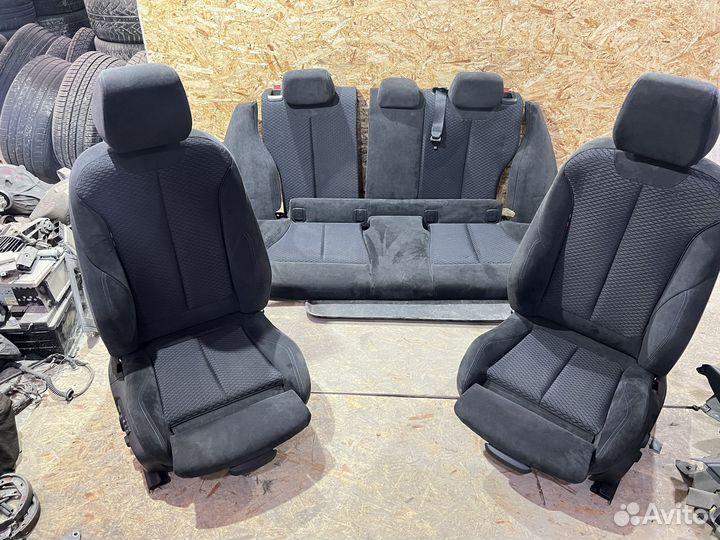 Сидения спорт алькантара BMW F20