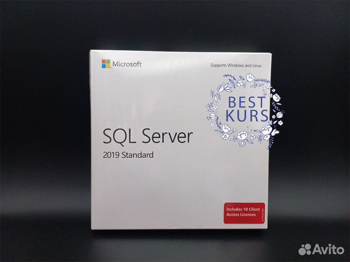 SQL Svr Standard 2019 English DVD 10 Clt 228-11548