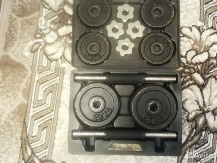 Гантели разборные бу