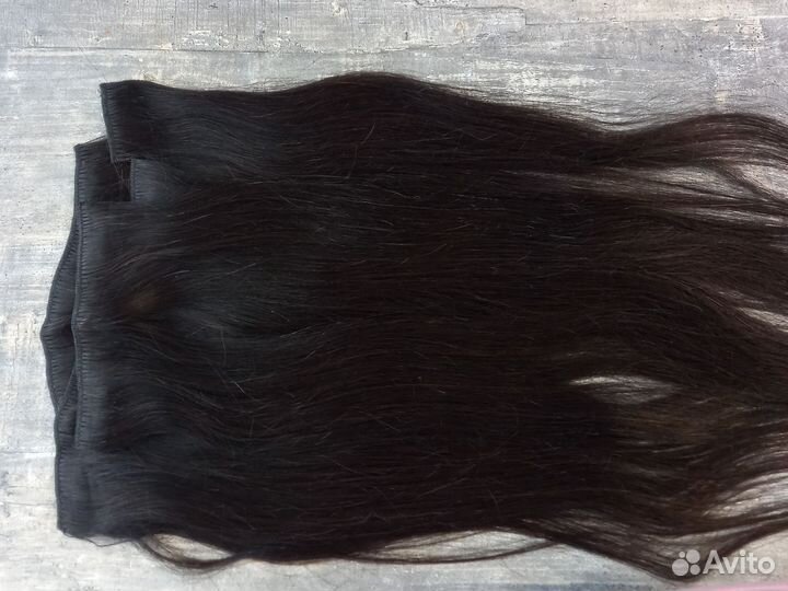 Волосы на заколках