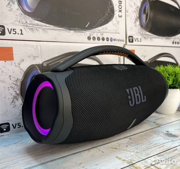 Колонка JBL Boombox 3 LED Новая