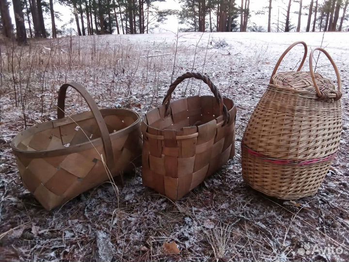 Корзина плетеная