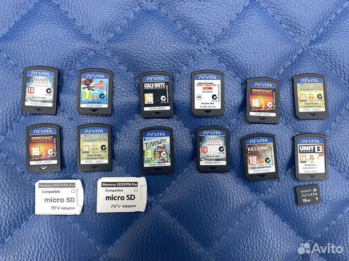 PS vita картриджи