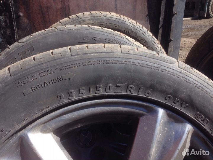 R16 Dunlop SP Sport 9000 235/50, PCD 5x98 DIA 42