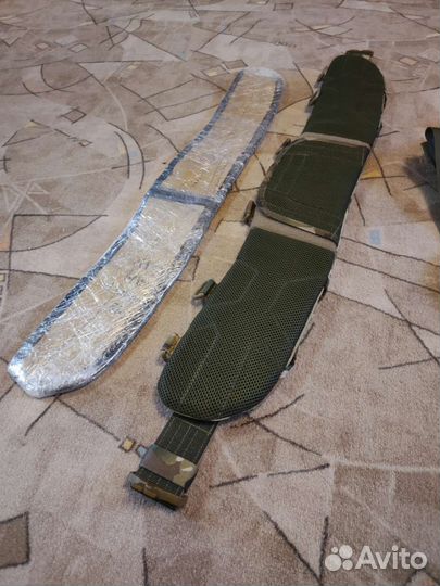 Боевой пояс Воин от ссо с кевларом и лямками