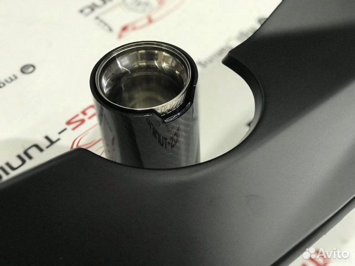 Диффузор BMW 3 G20 M Мат с насадками Akrapovic