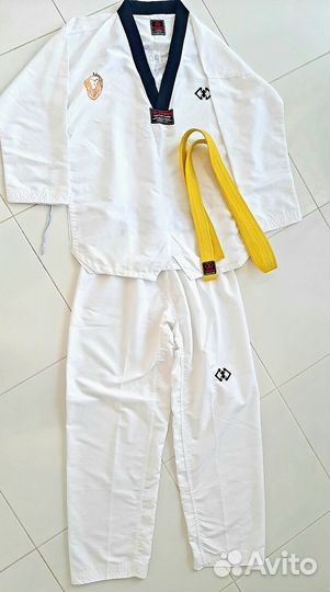 Кимоно для тхэквондо (добок) для взрослого+2 пояса