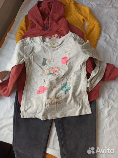 Вещи пакетом на девочку 98-104