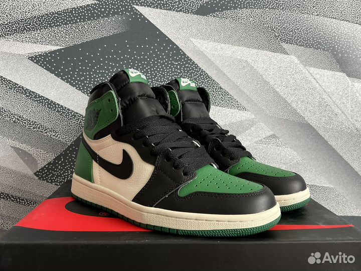 Кроссовки Nike Air Jordan 1 High Pine Green