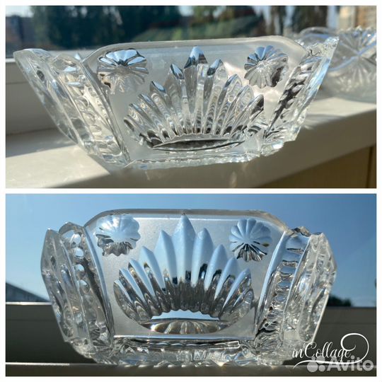 Хрусталь СССР вазы салатники
