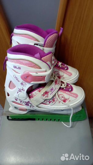 Коньки детские раздвижные