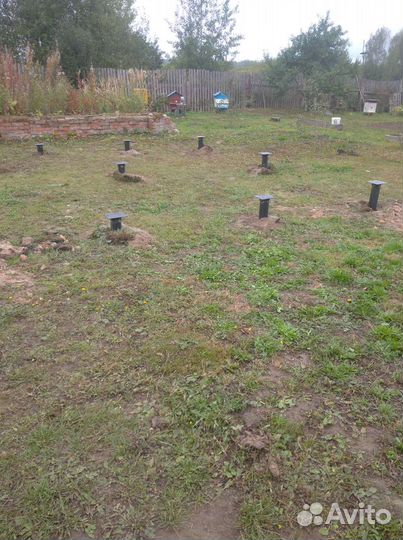 Монтаж винтовых свай