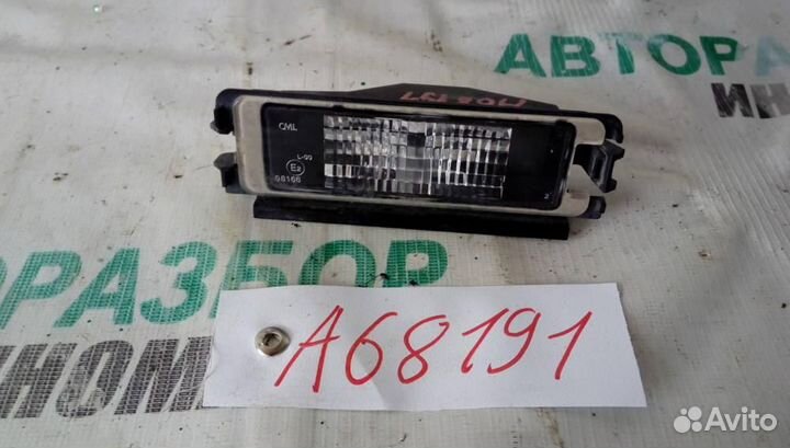 Фонарь подсветки номера для Renault Sandero 1 2009