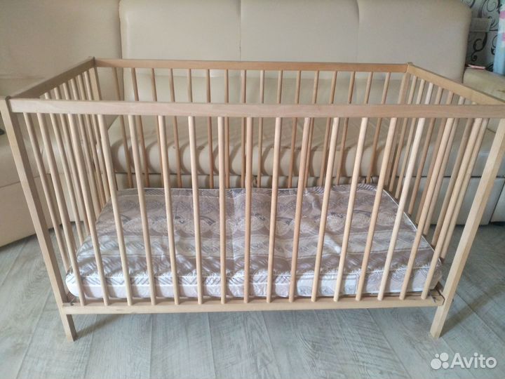 Кровать детская икея, матрас