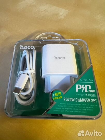 Зарядка для iPhone Hoco C76A Plus