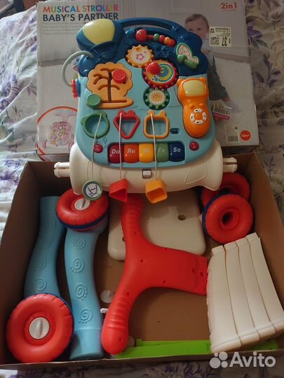 Ходунки каталка 3в1