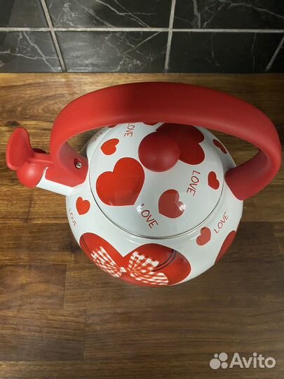 Чайник эмалированный новый