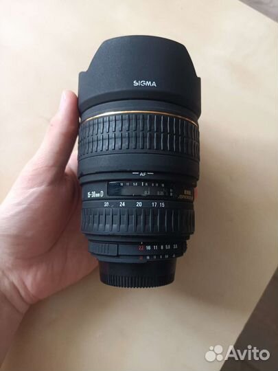 Объектив Sigma 15-30d для Nikon