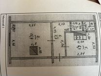 1-к. квартира, 30 м², 2/2 эт.