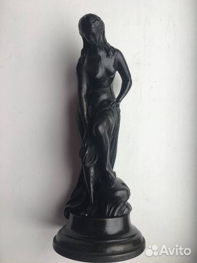 Чугунная статуэтка Купальщица касли СССР 1979г