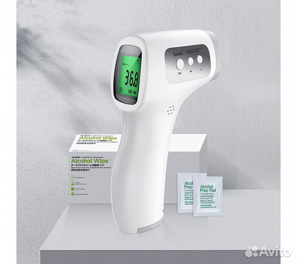 Термометр бесконтактный инфракрасный hoco YQ6 Prem