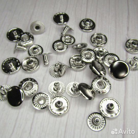 Кнопки галантерейные Альфа №54 12.5 мм, набор 80шт