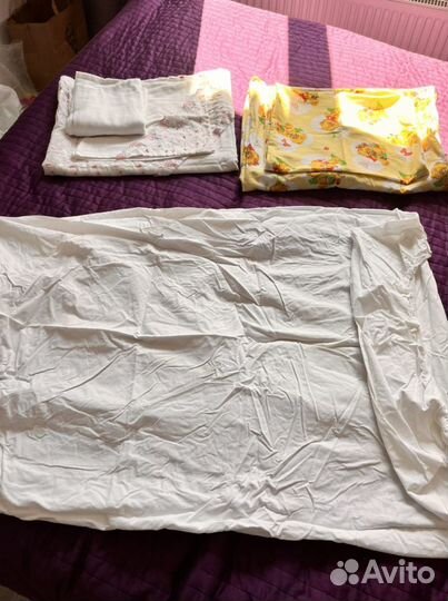 Постельное белье в детскую кроватку бу