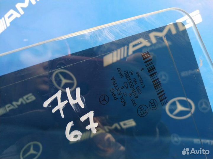 Стекло двери заднее левое Mercedes E300 W211