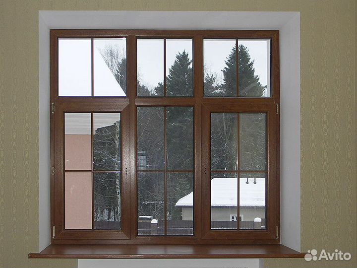 Окно пвх ламинированное