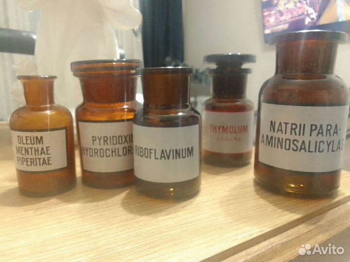 Аптечные, медицинские баночки (Штанглазы)