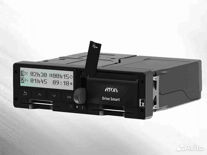 Тахограф Atol drive (Новый) с скзи (нкм)