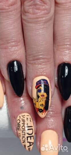 Маникюр,покрытие гель лак.укреп.ногтей на Мужества