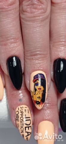 Маникюр,покрытие гель лак.укреп.ногтей на Мужества
