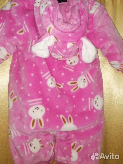 Комбинезон димесезонный для девочки, 68 размер
