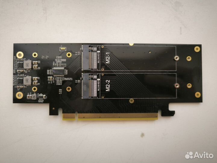 Адаптер Nvme Адаптер M.2 NVMe 4 гнезда PCI-E