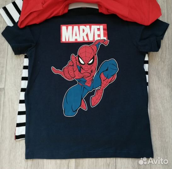Футболка c&a H&M человек паук spider man marvel